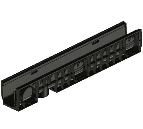 Канал пластиковый DN100 h155 Канал пластиковый DN100 h155
